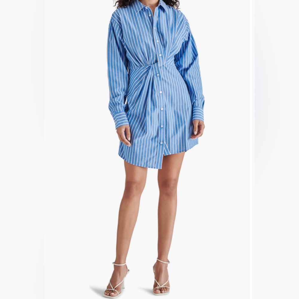 Steve Madden Stripped Shirt Dress